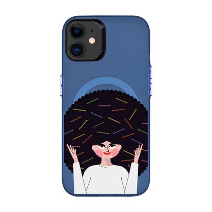 TANGLES OF HAPPINESS-iPhone 12 Hold Kılıf MagSafe Özellikli