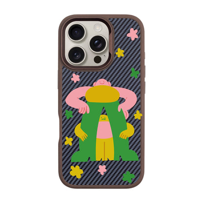 PARENT-iPhone 16 Pro Plaid Kılıf MagSafe Özellikli