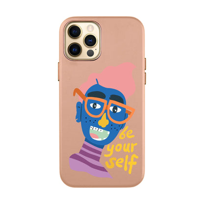 BE YOUR SELF-iPhone 12 Pro Max Leather Kılıf