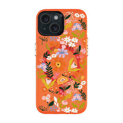 FLOWER-iPhone 15 Hold Kılıf MagSafe Özellikli