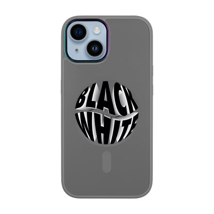 BLACK WHITE-iPhone 12 Vigor Kılıf MagSafe Özellikli