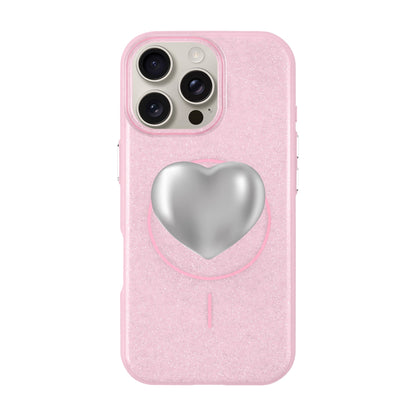 SILVER HEART-iPhone 16 Pro Max Radiant Kılıf MagSafe Özellikli
