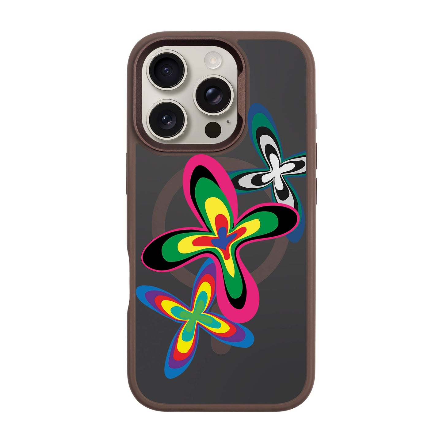 COLOR FLOWER-iPhone 16 Pro Rise Kılıf MagSafe Özellikli