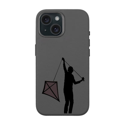 KITE-iPhone 15 Leather Premium Kılıf MagSafe Özellikli