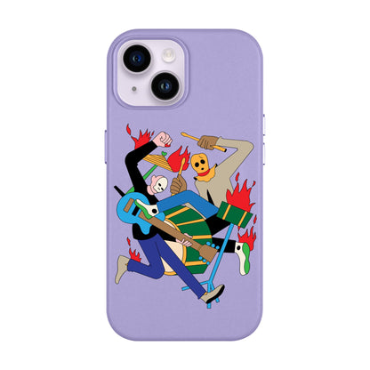 MONSTER MASH-Leather Kılıf MagSafe Özellikli - iPhone 13