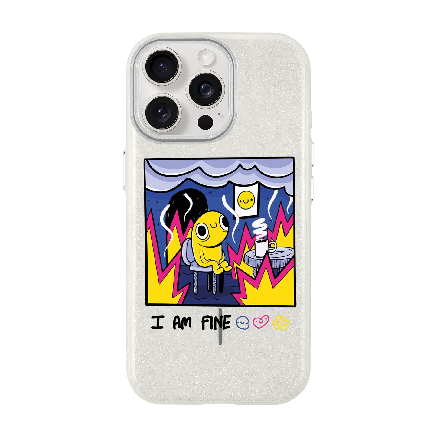 I AM FINE-iPhone 15 Pro Max Radiant Kılıf MagSafe Özellikli
