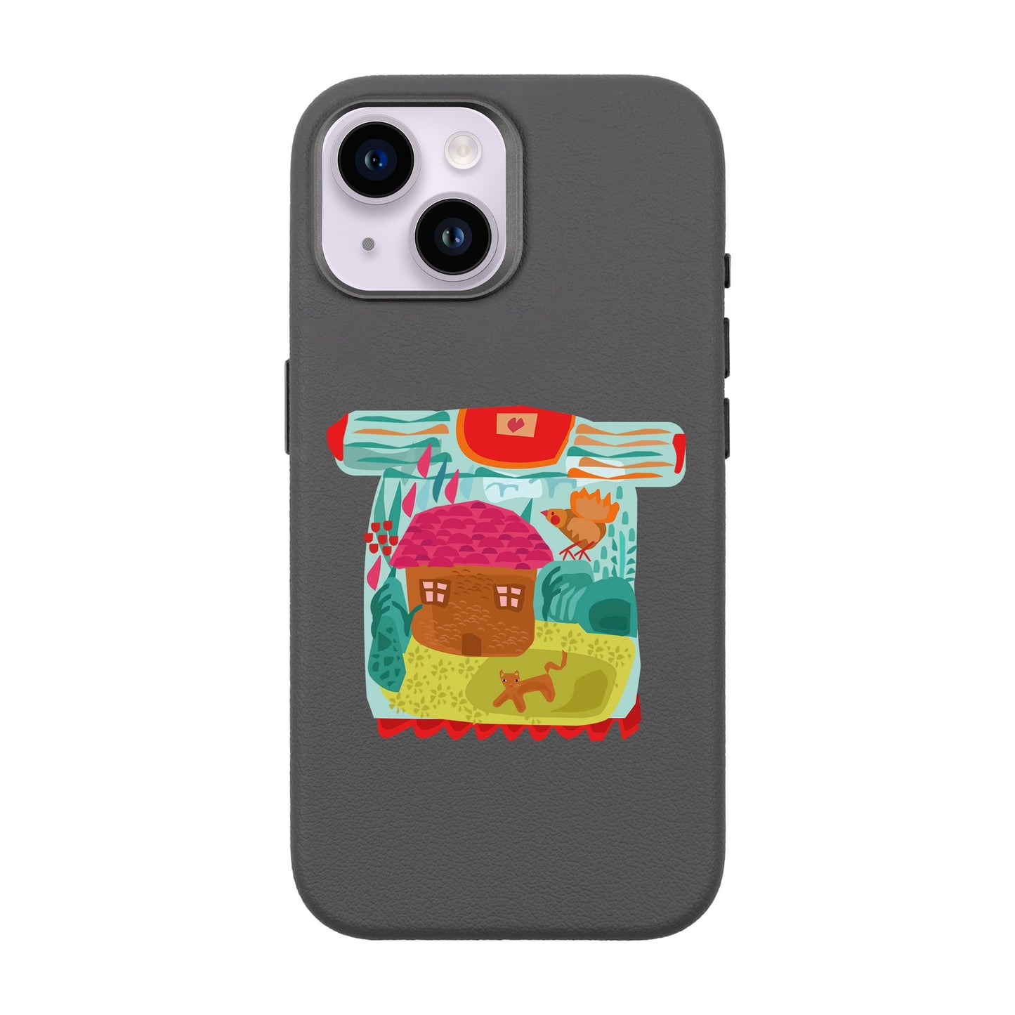 SİHİRLİ KAZAK-iPhone 14 Leather Premium Kılıf MagSafe Özellikli