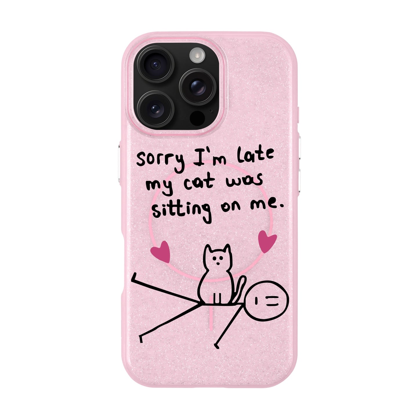 SORRY I'M LATE-iPhone 16 Pro Max Radiant Kılıf MagSafe Özellikli