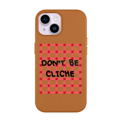 DON'T BE CLICHE-Leather Kılıf MagSafe Özellikli - iPhone 11