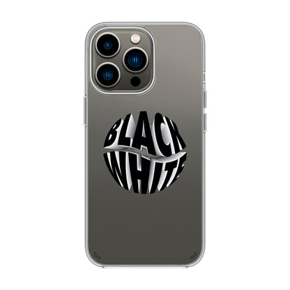 BLACK WHITE-iPhone 7 Plus / 8 Plus Solid Kılıf