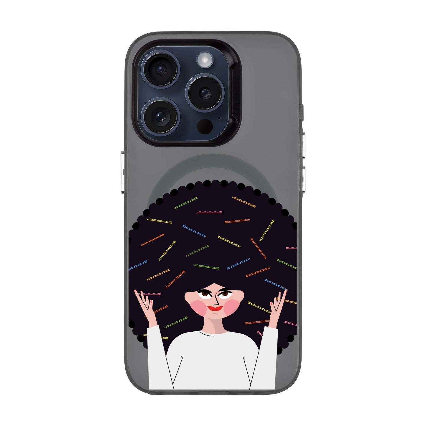 TANGLES OF HAPPINESS-Hold Kılıf MagSafe Özellikli - iPhone 15 Pro