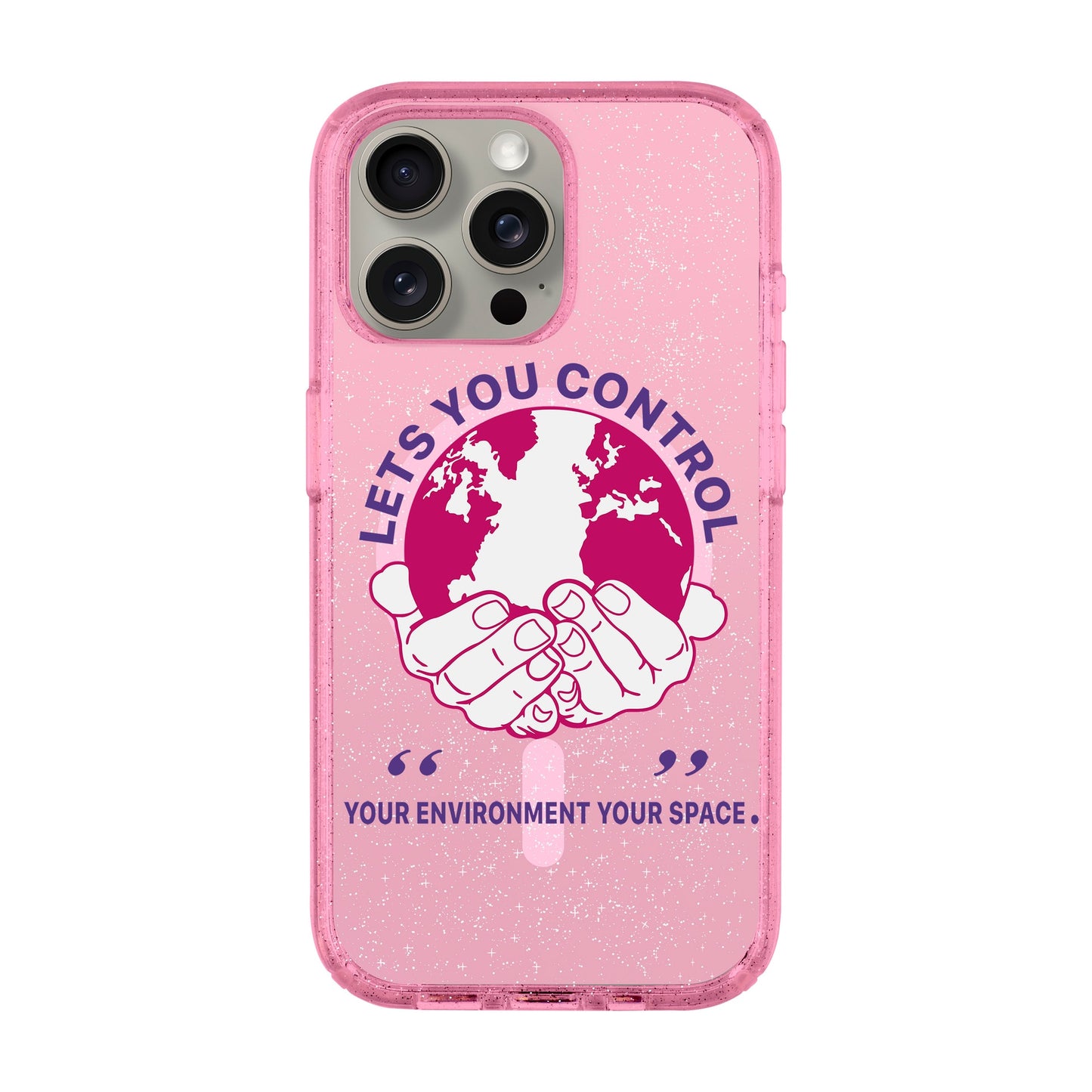 LET'S YOU CONTROL-iPhone 15 Pro Max Shiny Kılıf MagSafe Özellikli