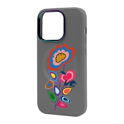 KNITTED FLOWER-iPhone 14 Pro Max Vigor Kılıf MagSafe Özellikli