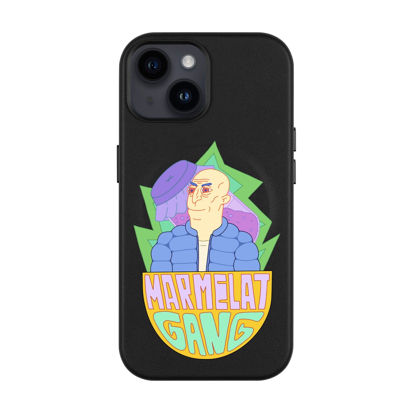 MARMELAT GANG-Leather Kılıf MagSafe Özellikli - iPhone 13