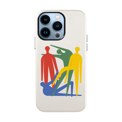 MANBOS-iPhone 13 Pro Max Leather Kılıf