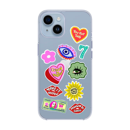 HM STICKERS-iPhone 14 Solid Kılıf