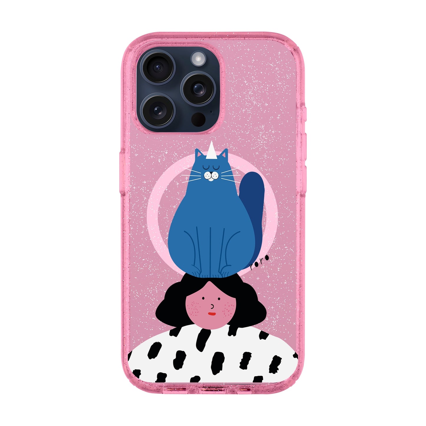 NAUGHTY CAT-iPhone 15 Pro Max Shiny Kılıf MagSafe Özellikli