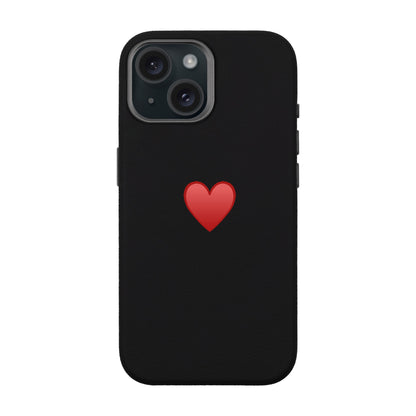 SPREAD HEART-iPhone 15 Leather Premium Kılıf MagSafe Özellikli