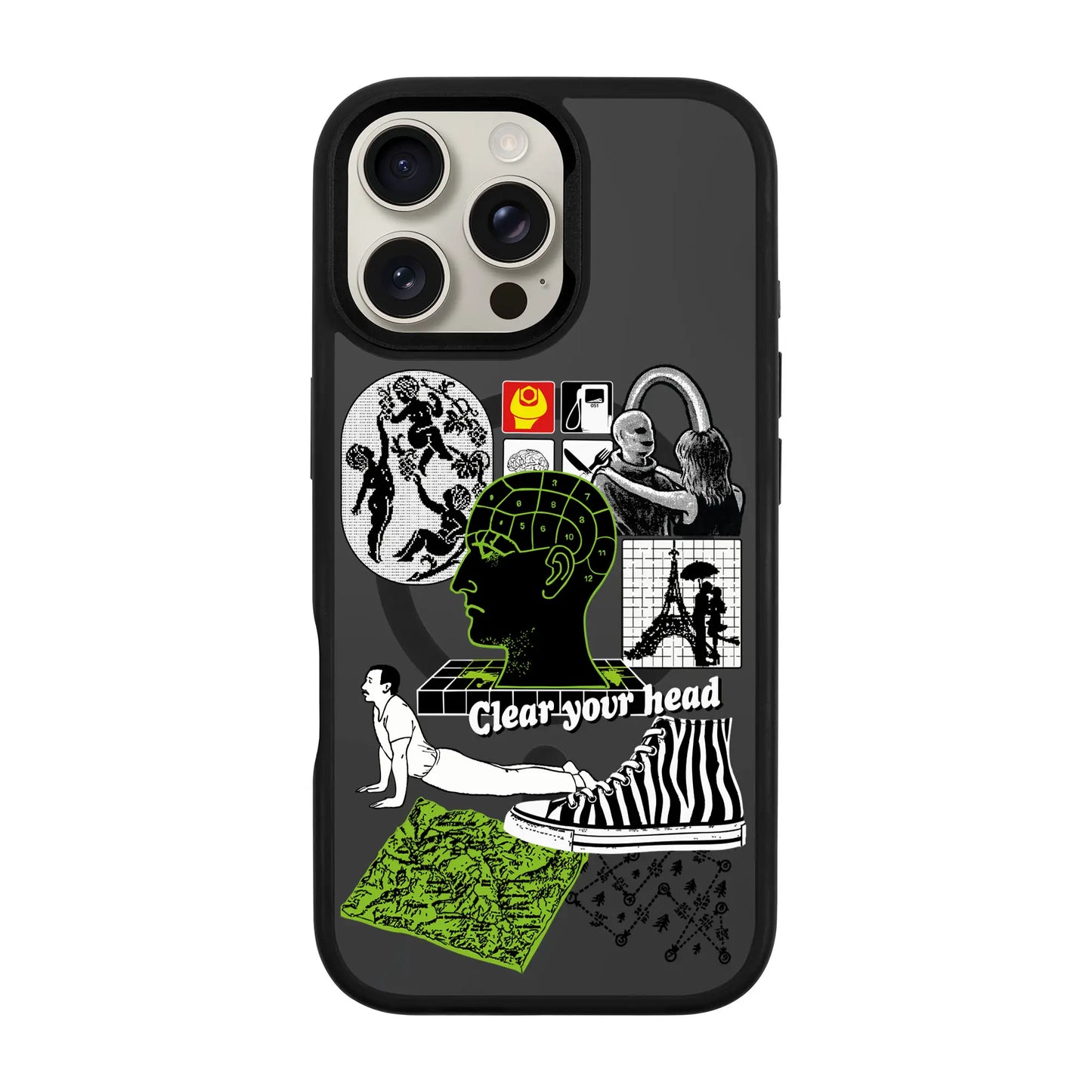 CLEAR YOUR HEAD-iPhone 16 Pro Max Rise Kılıf MagSafe Özellikli