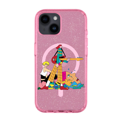 HER BAND-iPhone 14 Shiny Kılıf MagSafe Özellikli