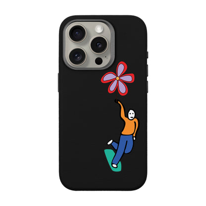 SKATEBOARDER-iPhone 15 Pro Leather Premium Kılıf MagSafe Özellikli