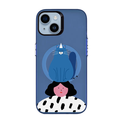 NAUGHTY CAT-iPhone 14 Hold Kılıf MagSafe Özellikli