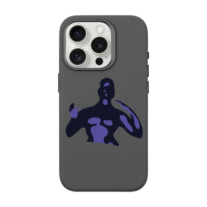 COSTUME-iPhone 15 Pro Leather Premium Kılıf MagSafe Özellikli