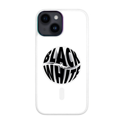 BLACK WHITE-iPhone 12 Vigor Kılıf MagSafe Özellikli