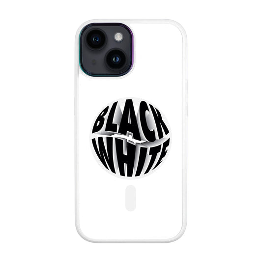 BLACK WHITE-iPhone 12 Vigor Kılıf MagSafe Özellikli
