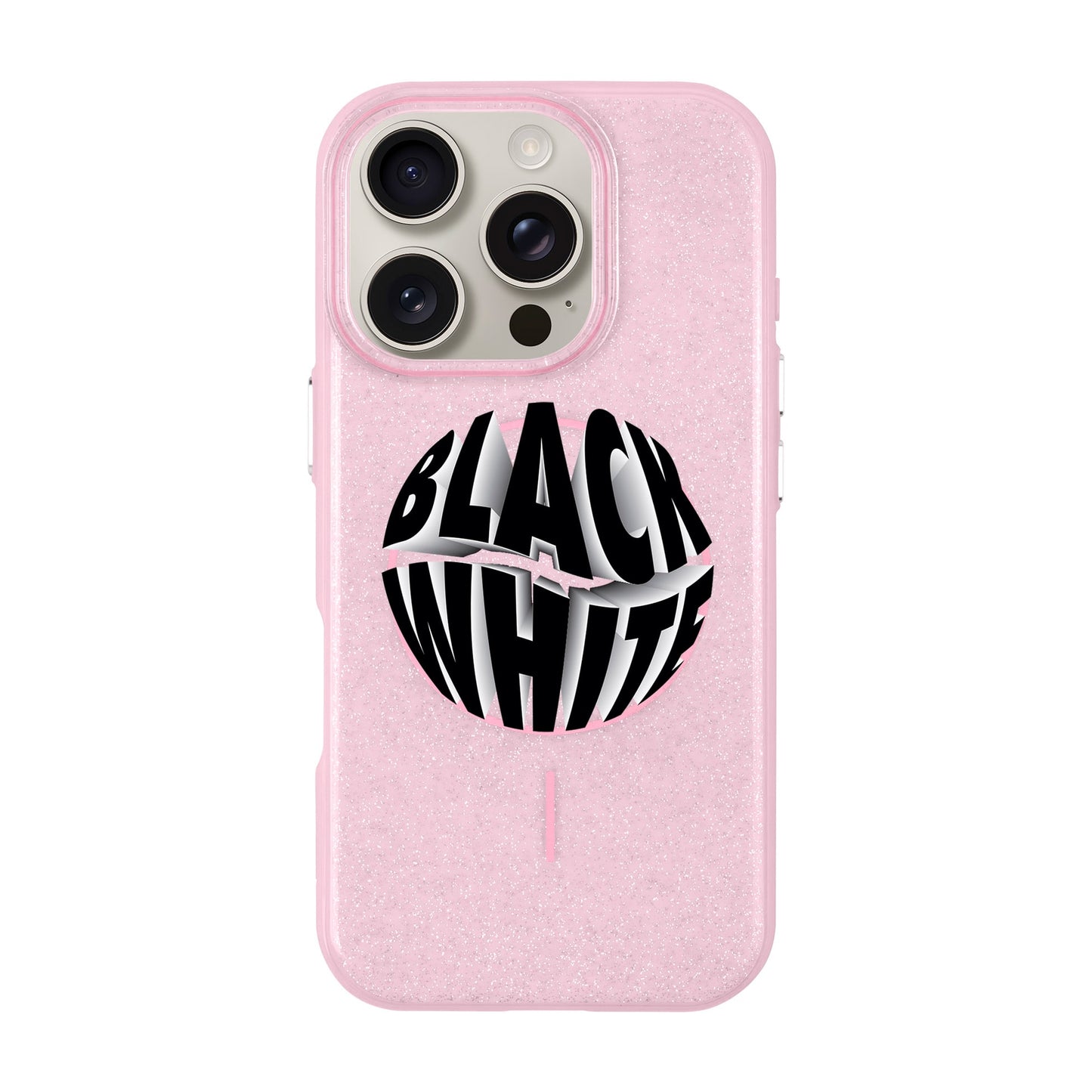 BLACK WHITE-iPhone 16 Pro Radiant Kılıf MagSafe Özellikli