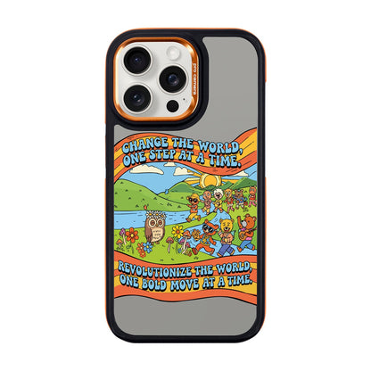 CHANGE THE WORLD-iPhone 15 Pro Max Dark Kılıf MagSafe Özellikli