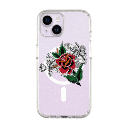 DRY ROSE-iPhone 14 Shiny Kılıf MagSafe Özellikli