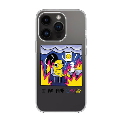 I AM FINE-iPhone 14 Pro Solid Kılıf