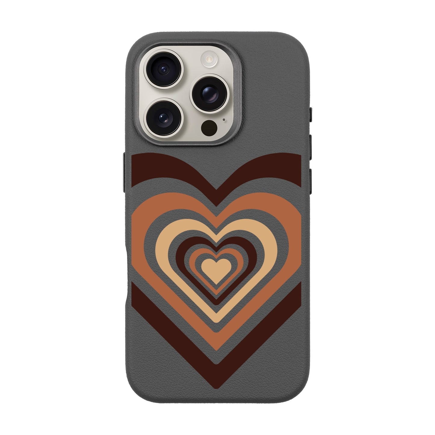 HEART-iPhone 16 Pro Leather Premium Kılıf MagSafe Özellikli