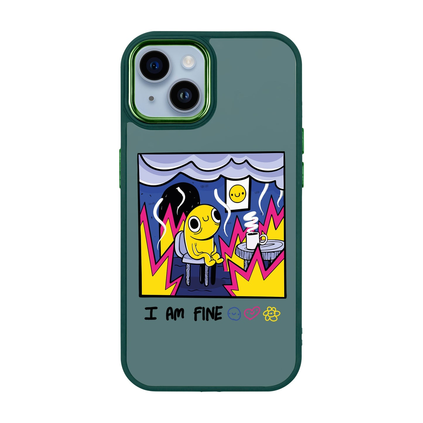I AM FINE-iPhone 14 Plus Proof Kılıf