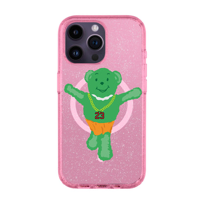 GREEN BEAR-iPhone 14 Pro Max Shiny Kılıf MagSafe Özellikli
