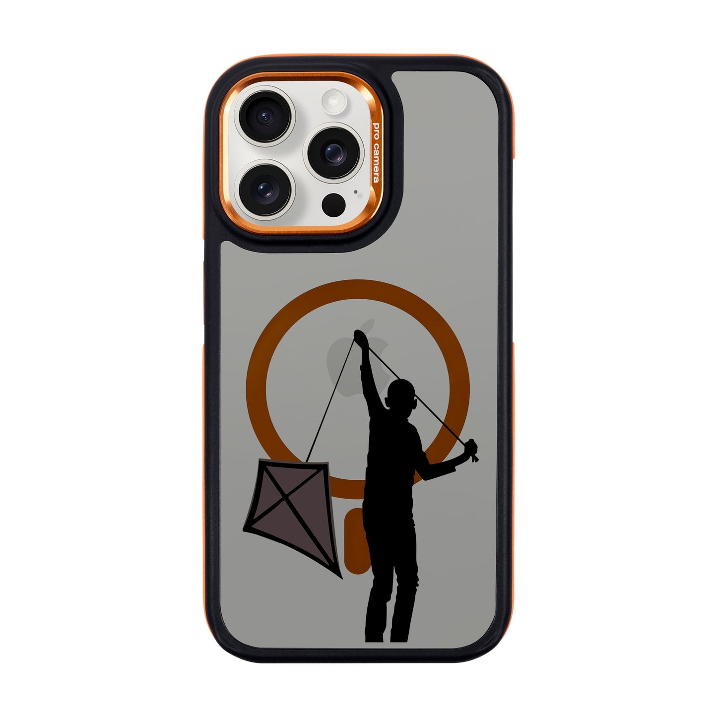 KITE-iPhone 15 Pro Max Dark Kılıf MagSafe Özellikli
