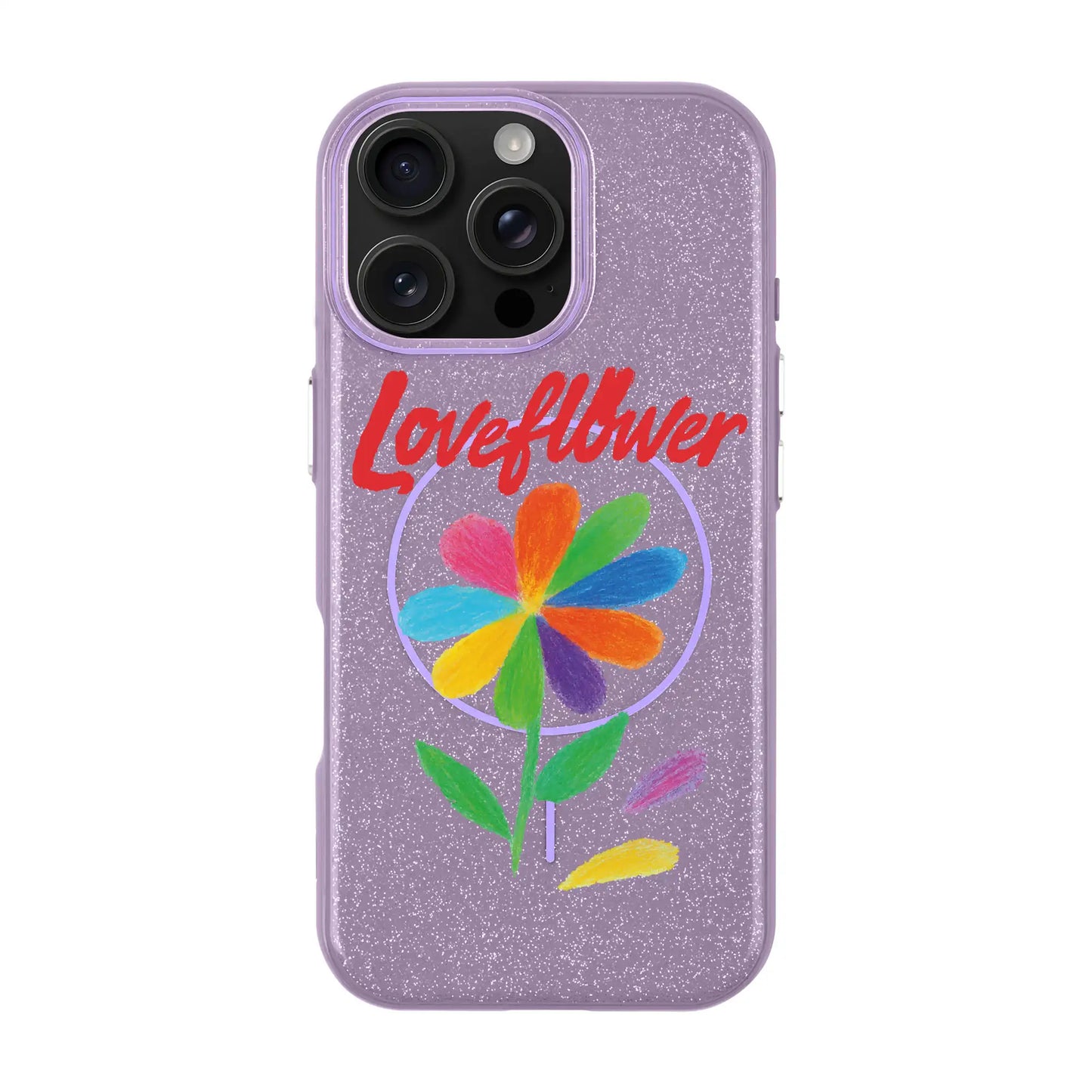 LOVE FLOWER-iPhone 16 Pro Max Radiant Kılıf MagSafe Özellikli