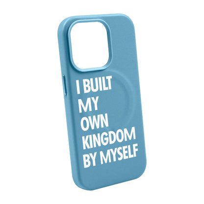 KINGDOM-iPhone 14 Pro Max Leather Kılıf MagSafe Özellikli