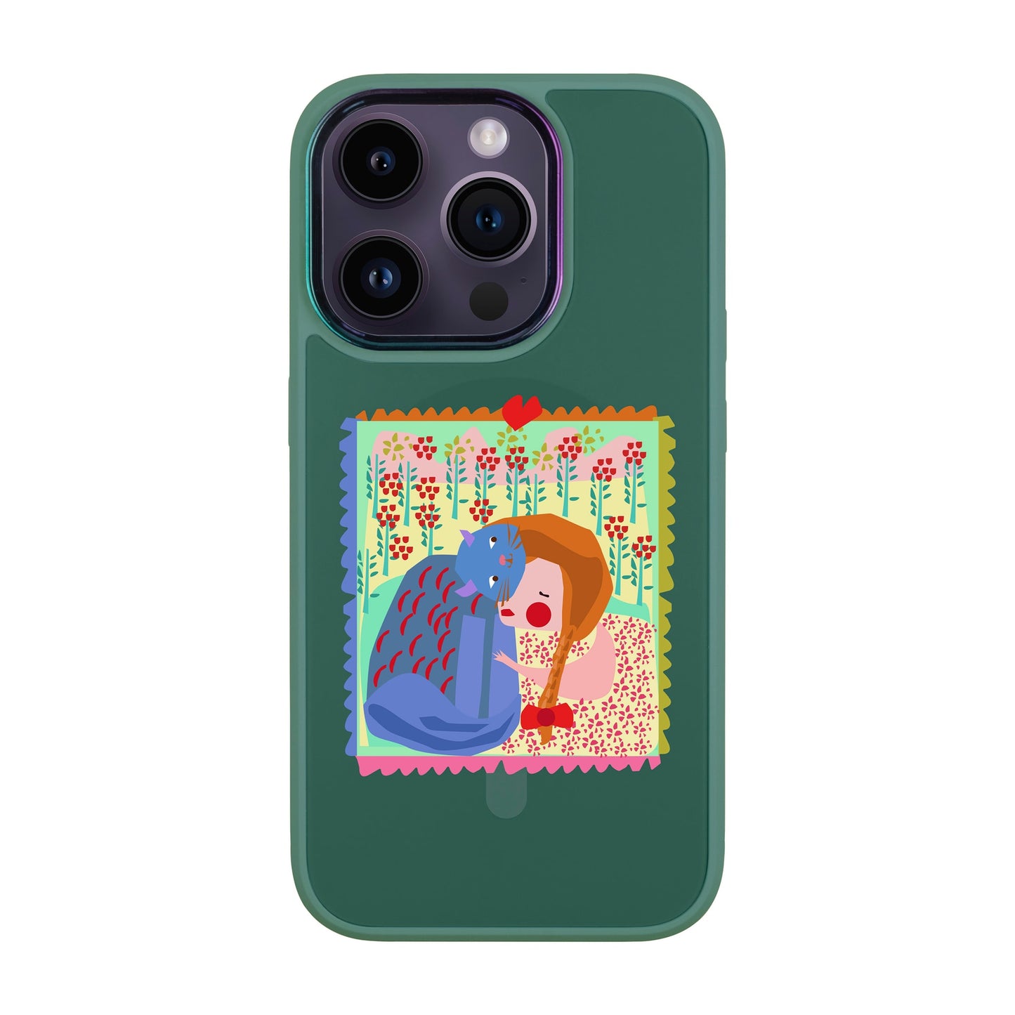 KEDİ POSTA PULU-Vigor Kılıf MagSafe Özellikli - iPhone 14 Pro