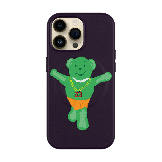 GREEN BEAR-iPhone 14 Pro Max Leather Kılıf MagSafe Özellikli