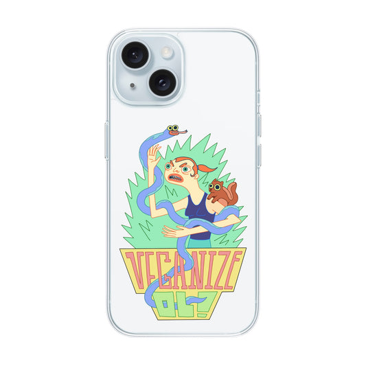 VEGANİZE-iPhone 15 Solid Kılıf