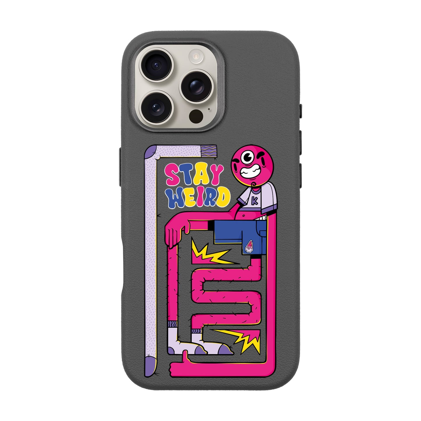 OG TOOTHY-iPhone 16 Pro Max Leather Premium Kılıf MagSafe Özellikli
