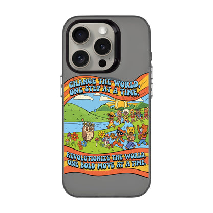 CHANGE THE WORLD-Hold Kılıf MagSafe Özellikli - iPhone 15 Pro