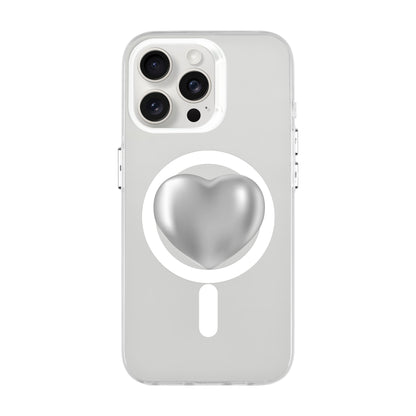 SILVER HEART-iPhone 13 Pro Max Hold Kılıf MagSafe Özellikli