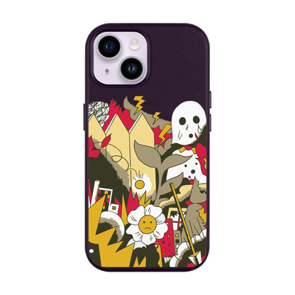 EVERYTHING IS BURNING-Leather Kılıf MagSafe Özellikli - iPhone 13