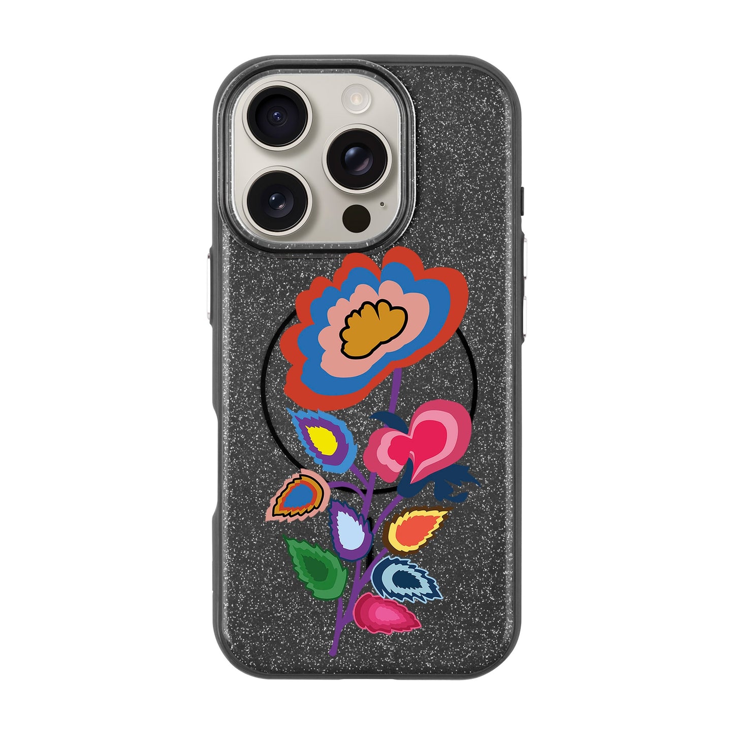 KNITTED FLOWER-iPhone 16 Pro Radiant Kılıf MagSafe Özellikli