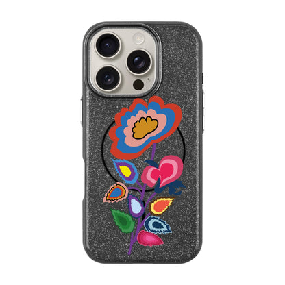 KNITTED FLOWER-iPhone 16 Pro Radiant Kılıf MagSafe Özellikli