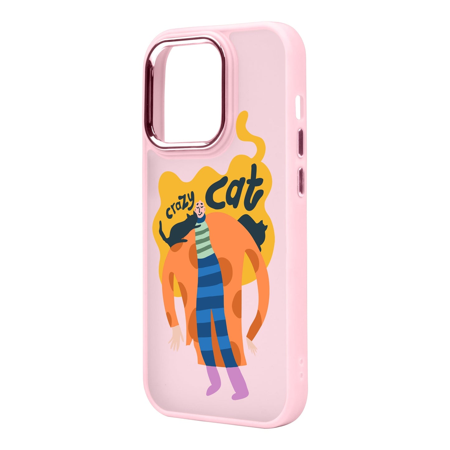 CRAZY CAT-iPhone 14 Pro Max Proof Kılıf
