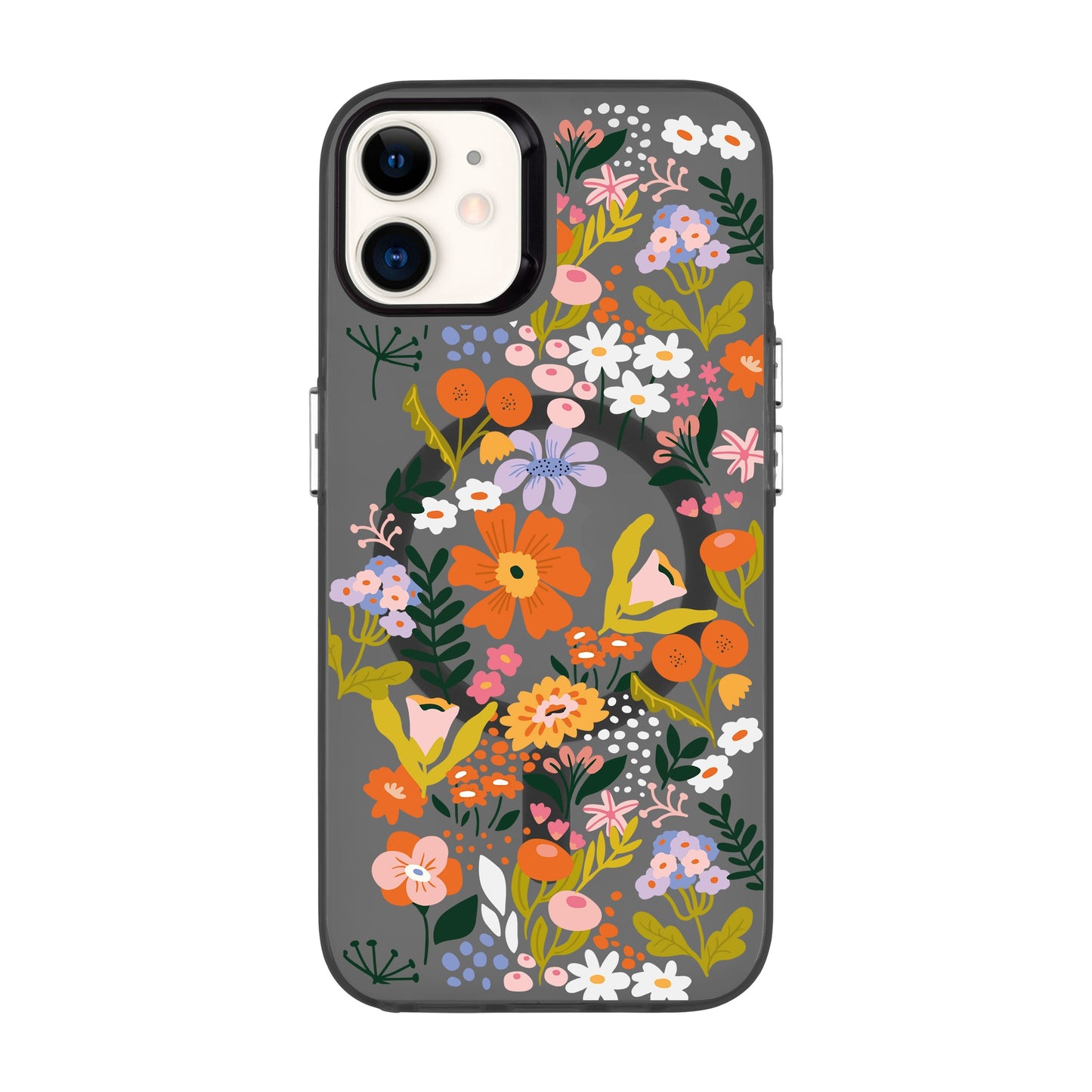 FLOWER-iPhone 11 Hold Kılıf MagSafe Özellikli